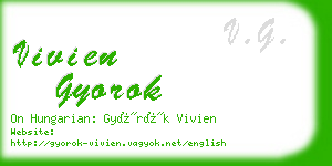 vivien gyorok business card